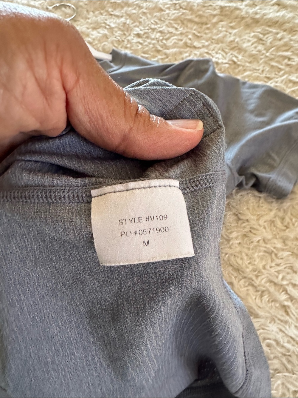 Vuori Men's Tradewind Performance Pocket Tee Slate Blue Size Medium - Picture 9 of 9